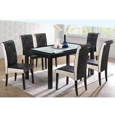 Dining Set Glass Top Dining Set For 6