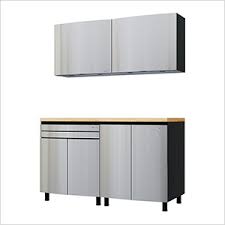 stainless steel garage cabinet system