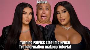 hrush transformation makeup tutorial