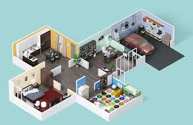 Two Bedroom House Apartment Floor Plans