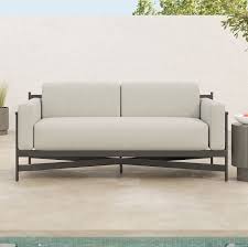 Aluminum Frame With Strap Outdoor Sofa