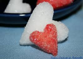 Zollette decorate x'mas sugar cubes. Zollette Di Zucchero A Forma Di Cuore Ricetta San Valentino Dolci E Dolcetti Di Antonella
