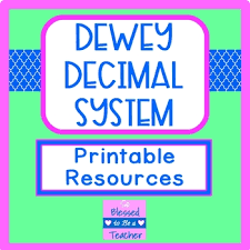 Library Skills Dewey Decimal System Resources Worksheets Go Fish Game