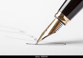 pen signing white paper Stock Photo - Alamy