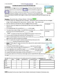 If you don't understand an explanation that is given in this section, you may want to. Phet Force Worksheets Teaching Resources Teachers Pay Teachers