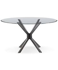 Edward 60 round dining table george oliver. Furniture Deen 60 Glass Top Round Dining Table Reviews Furniture Macy S