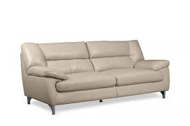 Newbury Grey Leather 3 Seater Sofa