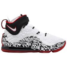 Skip to main search results. Nike Lebron 17 Boys Grade School Basketball Shoes White University Red Black