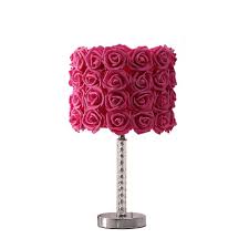 Enjoy free shipping on most stuff, even big stuff. Ore International 18 25 In Red Roses In Bloom Acrylic Metal Table Lamp Hbl2401 The Home Depot