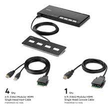 4-Port Single Head HDMI Modular Secure KVM Switch | Belkin | Belkin: NL