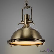 Nautical Pendant Light In Antique Bronze With Frosted Diffuser Beautifulhalo Com