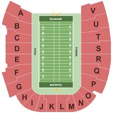 Vanderbilt Stadium Tickets And Vanderbilt Stadium Seating
