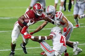 He currently attends the university of alabama, where he plays for the alabama crimson tide football team. Bucs Nfl Draft Target Running Back Najee Harris Alabama Bucs Nation