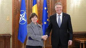 Primirea de către Președintele României, Klaus Iohannis, a ministrului pentru Europa și Afaceri Externe al Republicii Franceze, Catherine Colonna