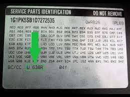 How To Find Your Chevrolet Paint Code