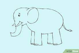 Sebenarnya sketsa ialah sesuatu kerangka. 4 Cara Untuk Menggambar Gajah Wikihow