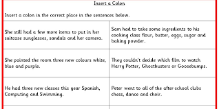 We'll discuss these different functions of colons and semicolons in this article. Insert A Colon Ks2 Spag Test Practice Classroom Secrets