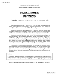 Physical Setting Physics
