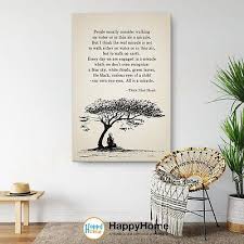 Thich Nhat Hanh Quotes Wall Art The