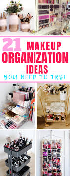 21 creative makeup organization ideas