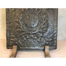 Ancient Fireplace Plate In Period Cast