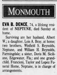 This will prevent eva from sending you messages, friend request or from viewing your profile. Obituary Eva Reynolds Newspapers Com