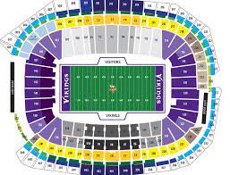 u s bank stadium seating chart