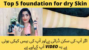 top 5 foundation for dry oily and