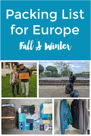 travel ng list for europe