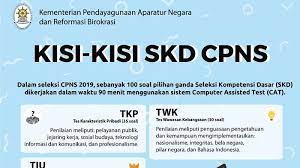 Check spelling or type a new query. Update Cpns 2019 Kisi Kisi Skd 2020 Dilengkapi Latihan Soal Kunci Jawaban Serta Passing Grade Tribunnews Com Mobile