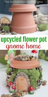 Flower Pot Fairy Garden House The