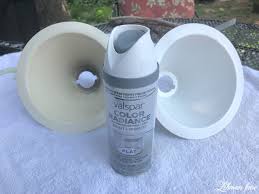 spray paint recessed light trim