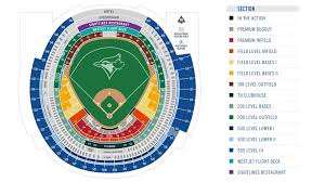 Rogers Centre Seating Map Toronto Blue Jays Beer