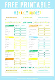 Free Printable Weekly Budget Worksheet Template Easy Sheet Images Of
