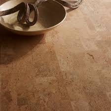 cork flooring natural brick pattern