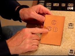 A wide variety of leather carving patterns options are available to you, such as decoration, use, and material. Letter Stamping On Leather Youtube