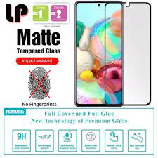 promo lp full matte tempered glass