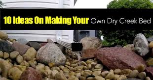 10 ideas on making your own dry creek bed
