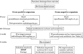 Flow Chart For Diagnosis And Management Of Exit Site