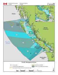 pacific fisheries management area maps
