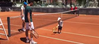 Новак джокович | novak djokovic. Watch Novak Djokovic His 2 Year Old Son And Rohan Bopanna Play Tennis In Rome Ibtimes India