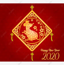 Happy New Chinese Year 2020 Year Of The Rat Year Of The