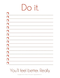 Pretty To Do List Template To Do List Template Cute