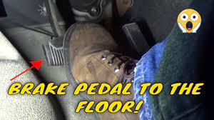 brake pedal goes to the floor i abs