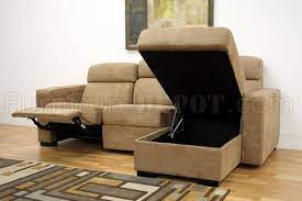 modern reclining sectional sofa