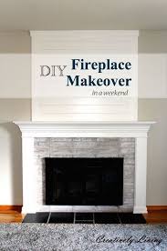 Diy Fireplace Makeover In One
