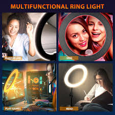 led selfie ring light with tripod