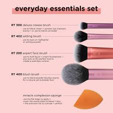 makeup brush beauty sponge set