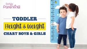 weight and height of toddlers s