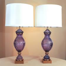 Marbro Company Vintage Murano Lamps In